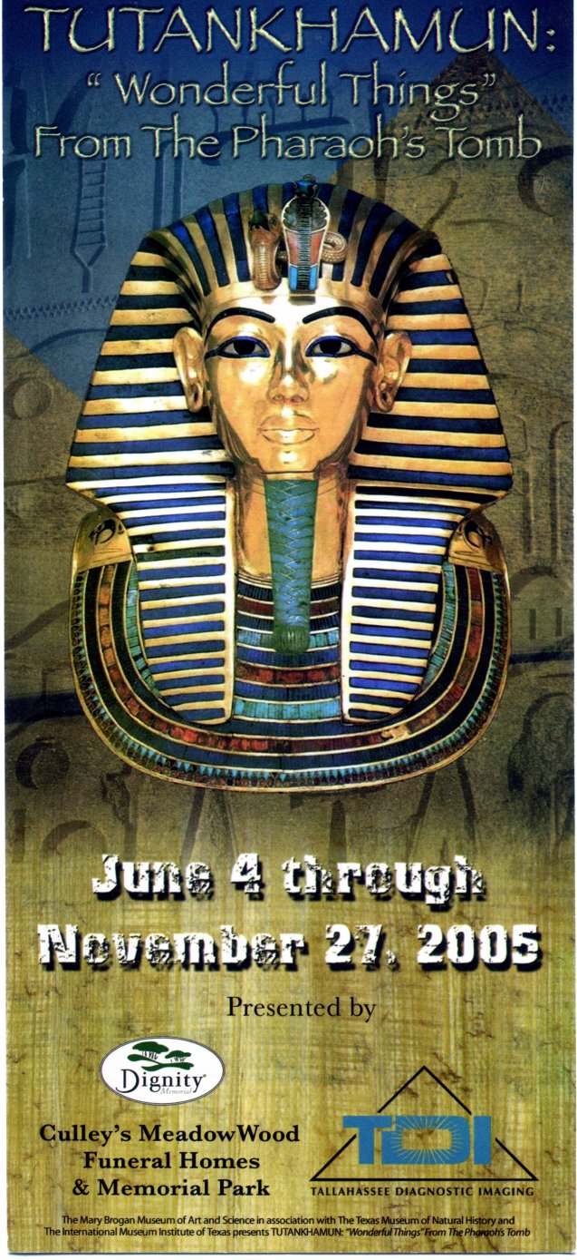 Scan of original brochure for Mary Brogan Museum exhibit.